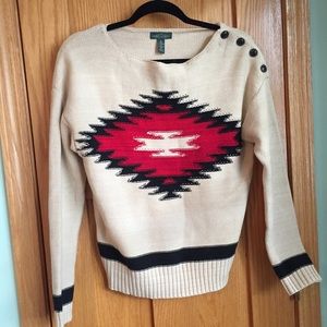 Ralph Lauren Southwestern/Navajo Style Sweater